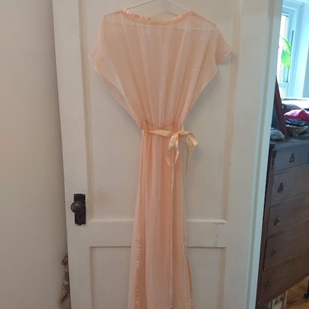 Vintage peach dress
